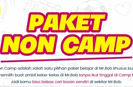 Paket Non Camp Mr Bob Kampung Inggris Pare