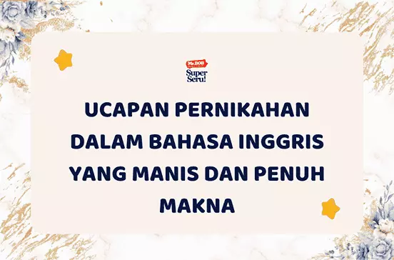 Ucapan Pernikahan dalam Bahasa Inggris - Mr. BOB Kampung Inggris