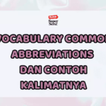 Vocabulary Common Abbreviations dan Contoh Kalimatnya