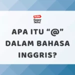 Apa Itu “@” dalam Bahasa Inggris?